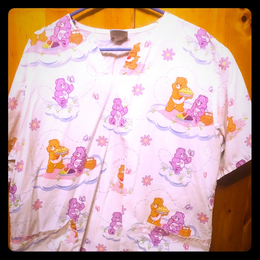 Care Bears ladies scrub top